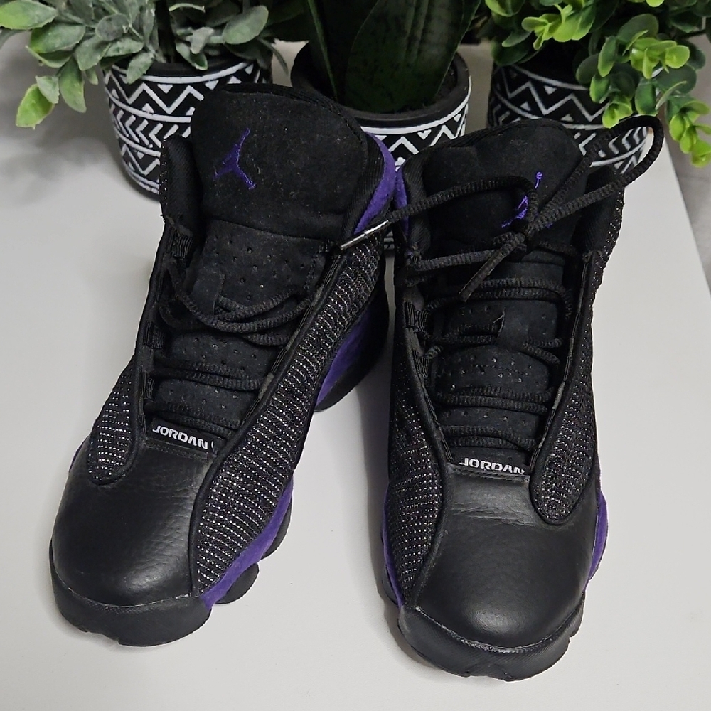 Jordan Kids Sneakers Black Purple
